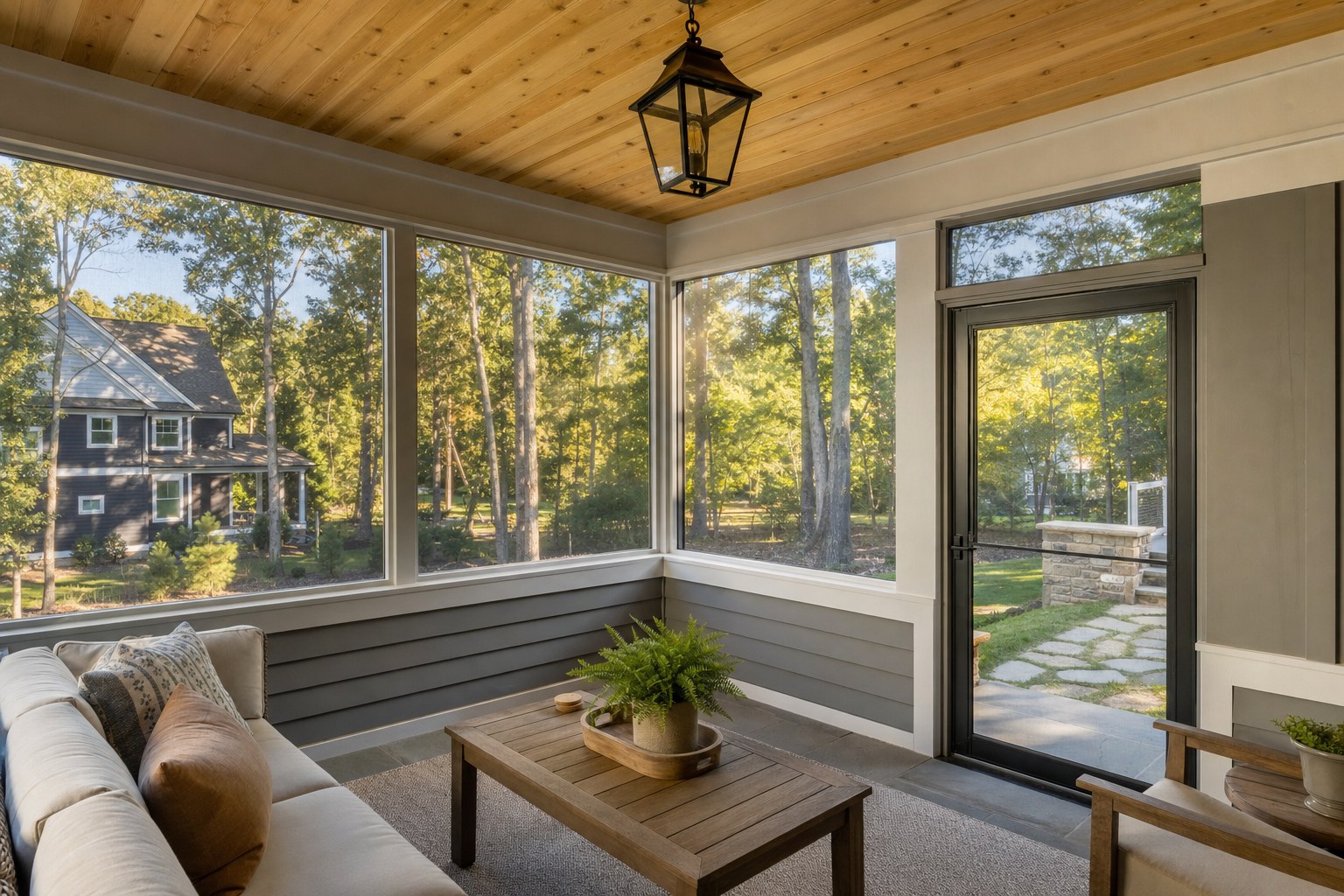 Screened porch